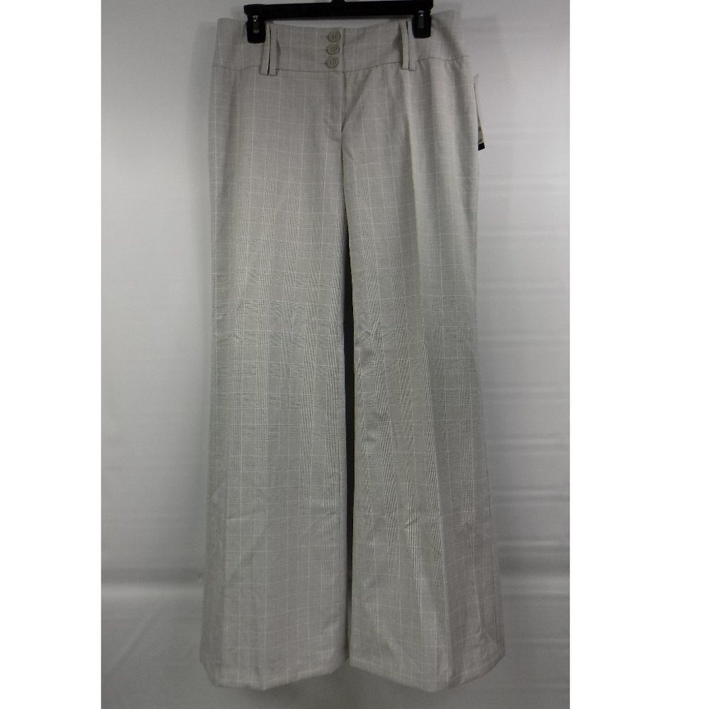 INC International Concepts Plaid Wide Leg Pants Size 6 NWT - Picture 1 of 8